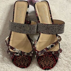 Jessica Simpson - size 9 - Fairia pink multi sandals